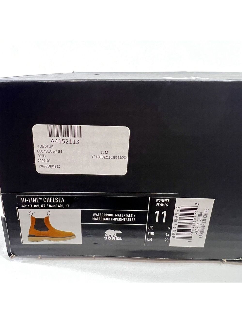 SOREL Hi-Line Heel Chelsea Boots Sz 11 Brown NWT Waterproof Suede Outdoor Women - Picture 9 of 10